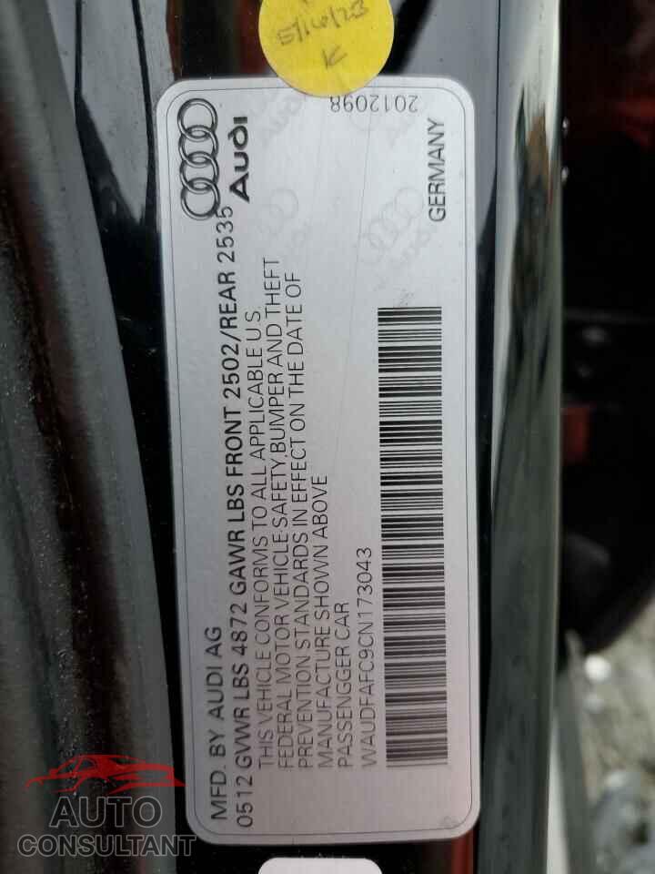 AUDI A6 2012 - WAUDFAFC9CN173043