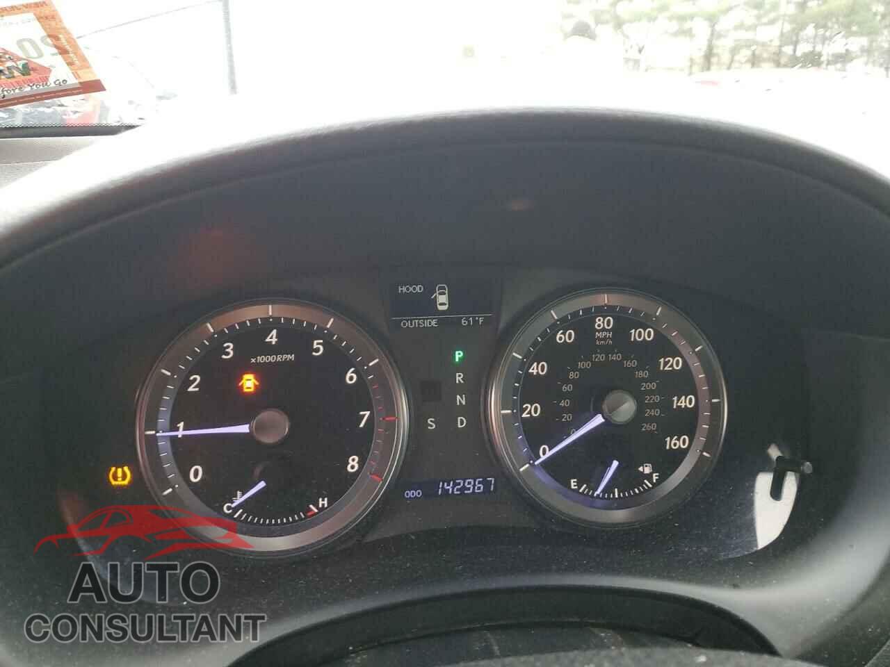 LEXUS ES350 2012 - JTHBK1EGXC2504495