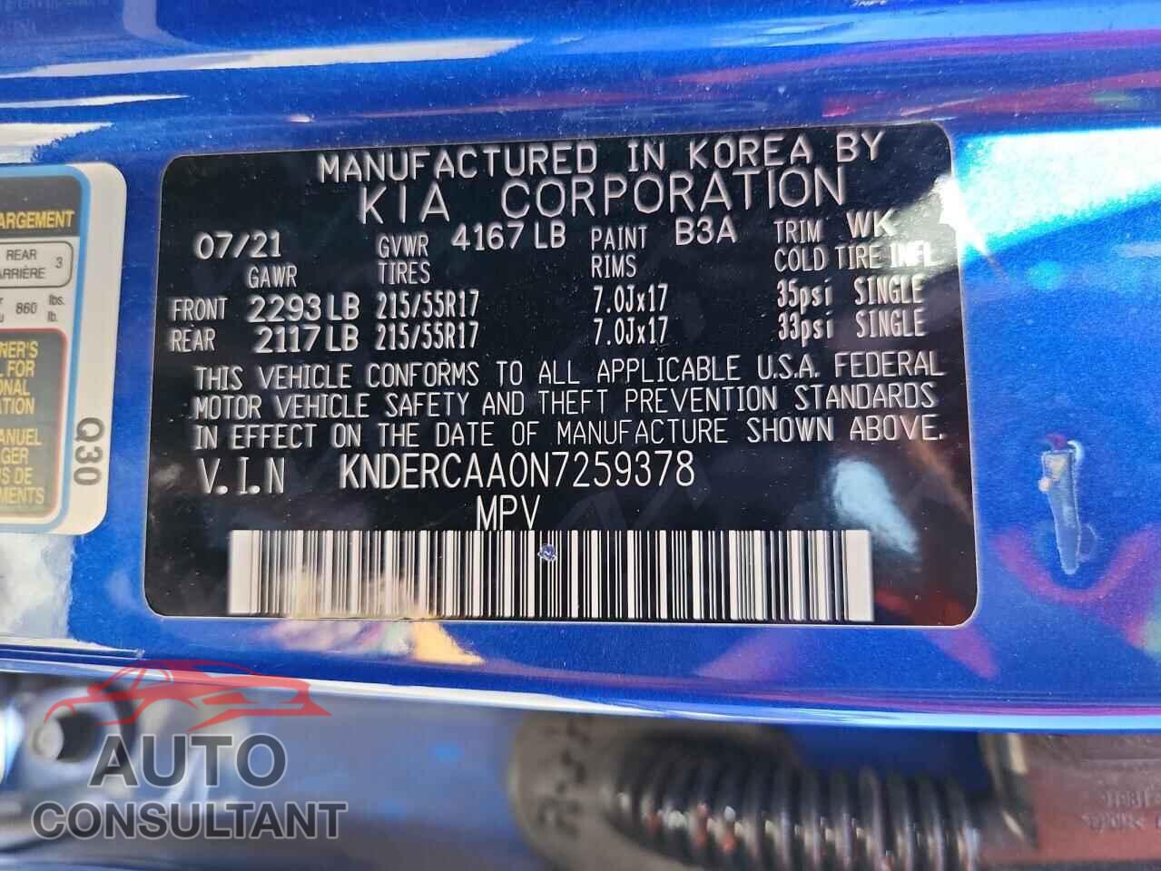 KIA SELTOS 2022 - KNDERCAA0N7259378
