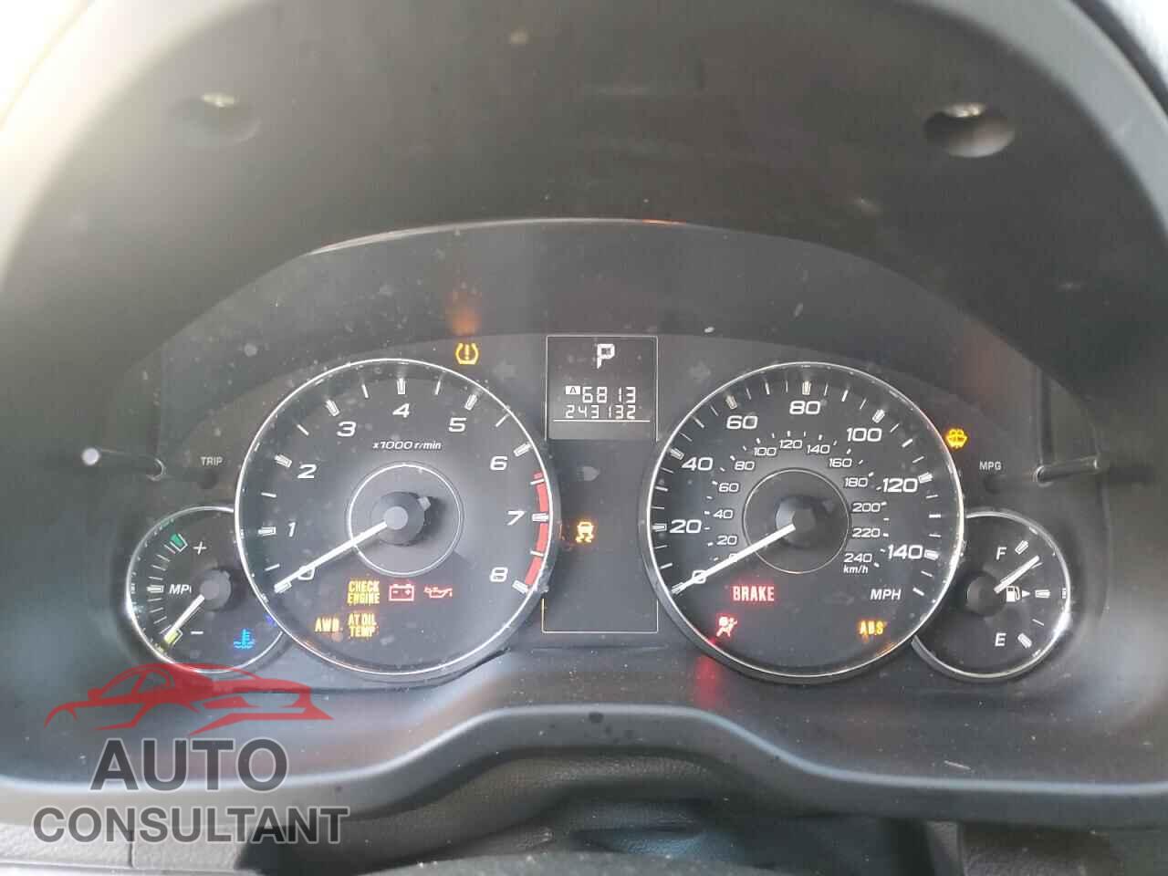 SUBARU OUTBACK 2012 - 4S4BRCCC3C3222956