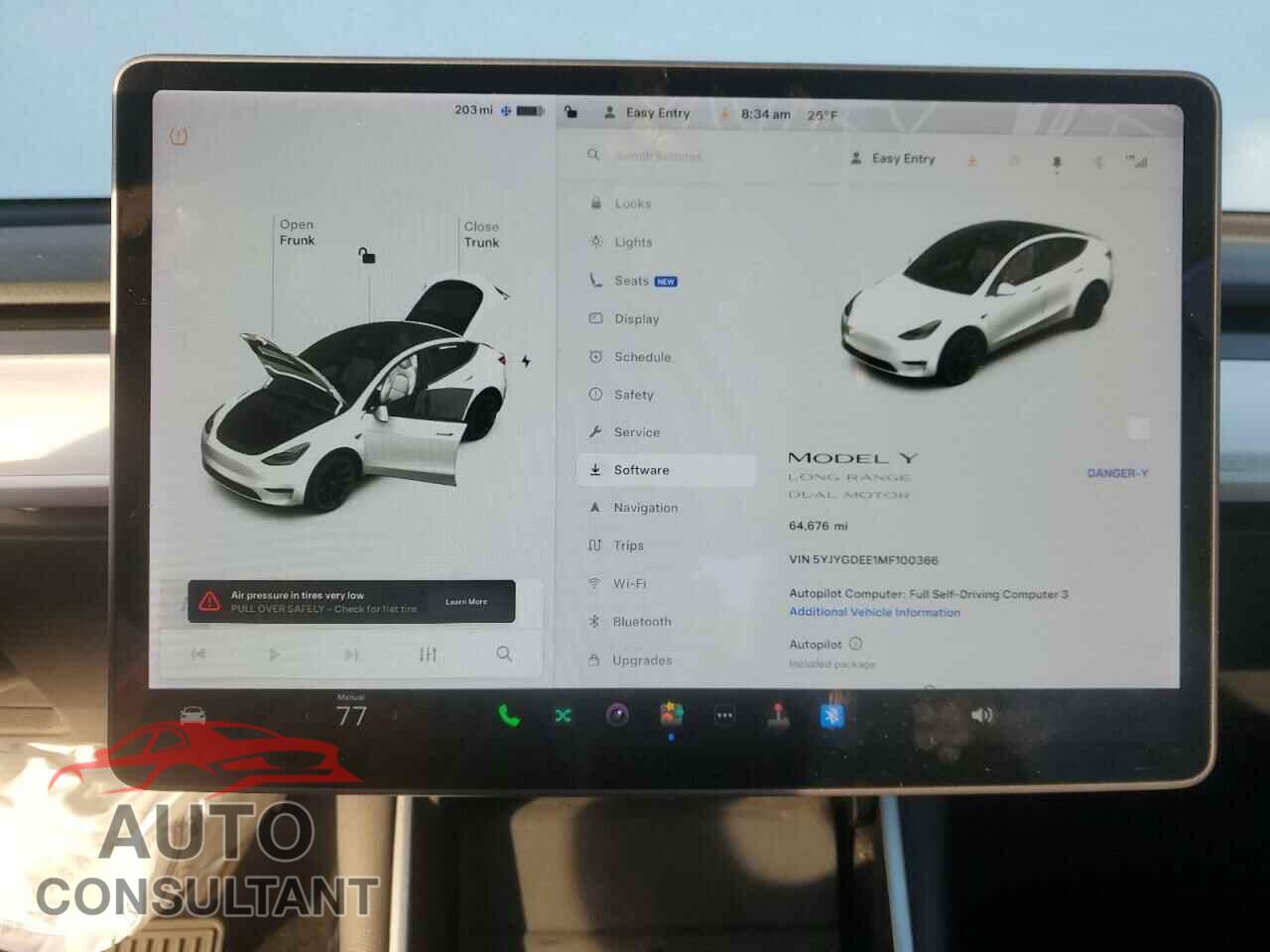 TESLA MODEL Y 2021 - 5YJYGDEE1MF100366