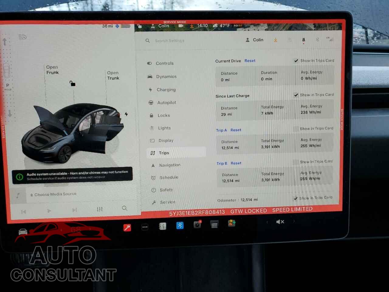 TESLA MODEL 3 2024 - 5YJ3E1EB2RF808413