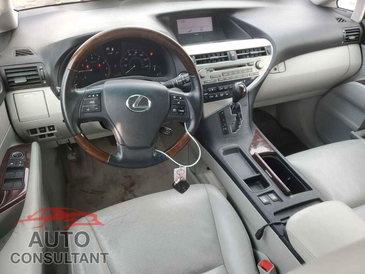 LEXUS RX350 2012 - 2T2BK1BA2CC124730