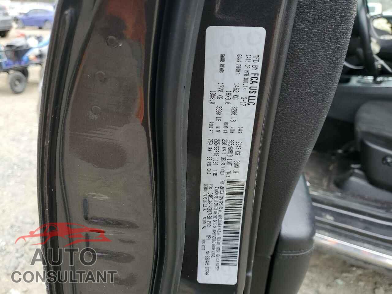 DODGE DURANGO 2017 - 1C4RDJAG1HC817498