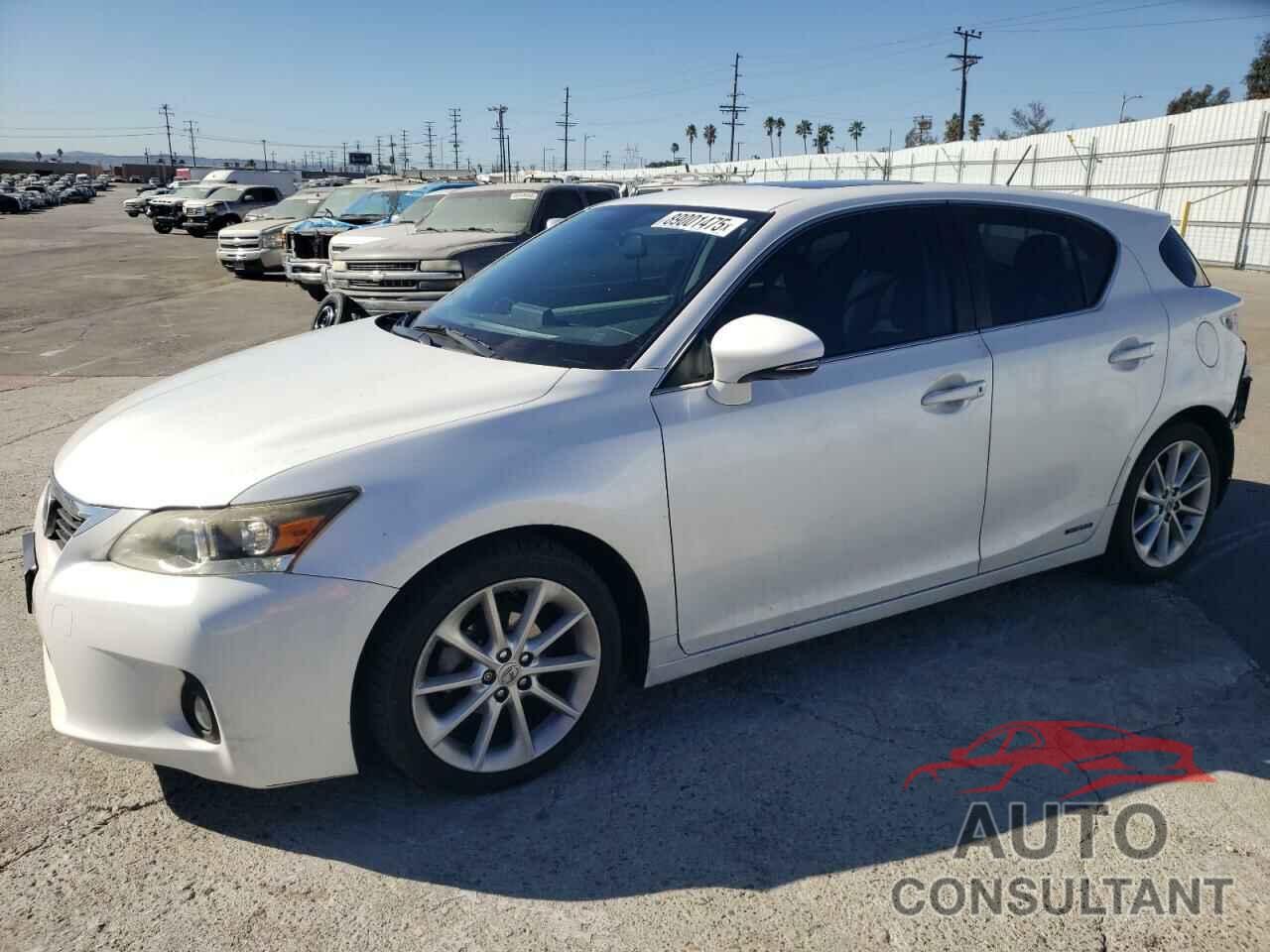 LEXUS CT 200 2012 - JTHKD5BH2C2065825