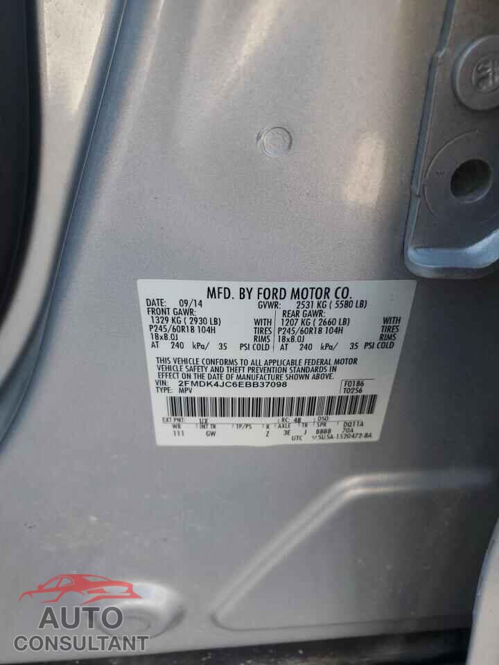 FORD EDGE 2014 - 2FMDK4JC6EBB37098