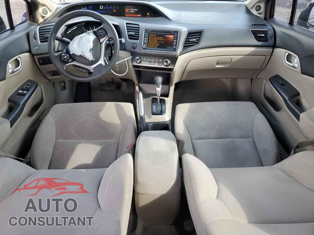 HONDA CIVIC 2012 - 2HGFB2F87CH551749
