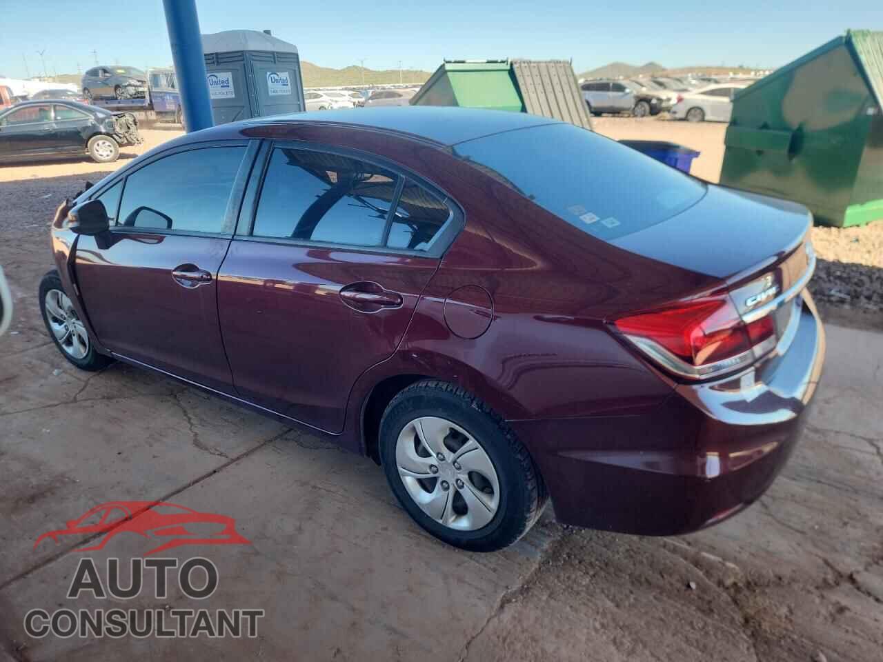 HONDA CIVIC 2013 - 2HGFB2F5XDH576393