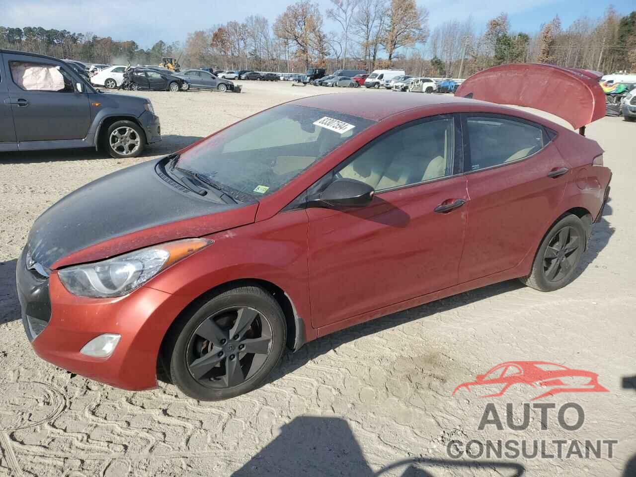 HYUNDAI ELANTRA 2013 - KMHDH4AE7DU681442