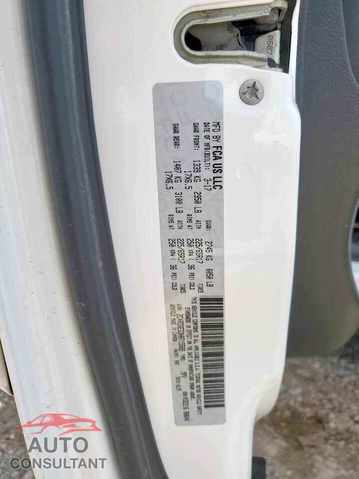 DODGE CARAVAN 2017 - 2C4RDGEG3HR715589