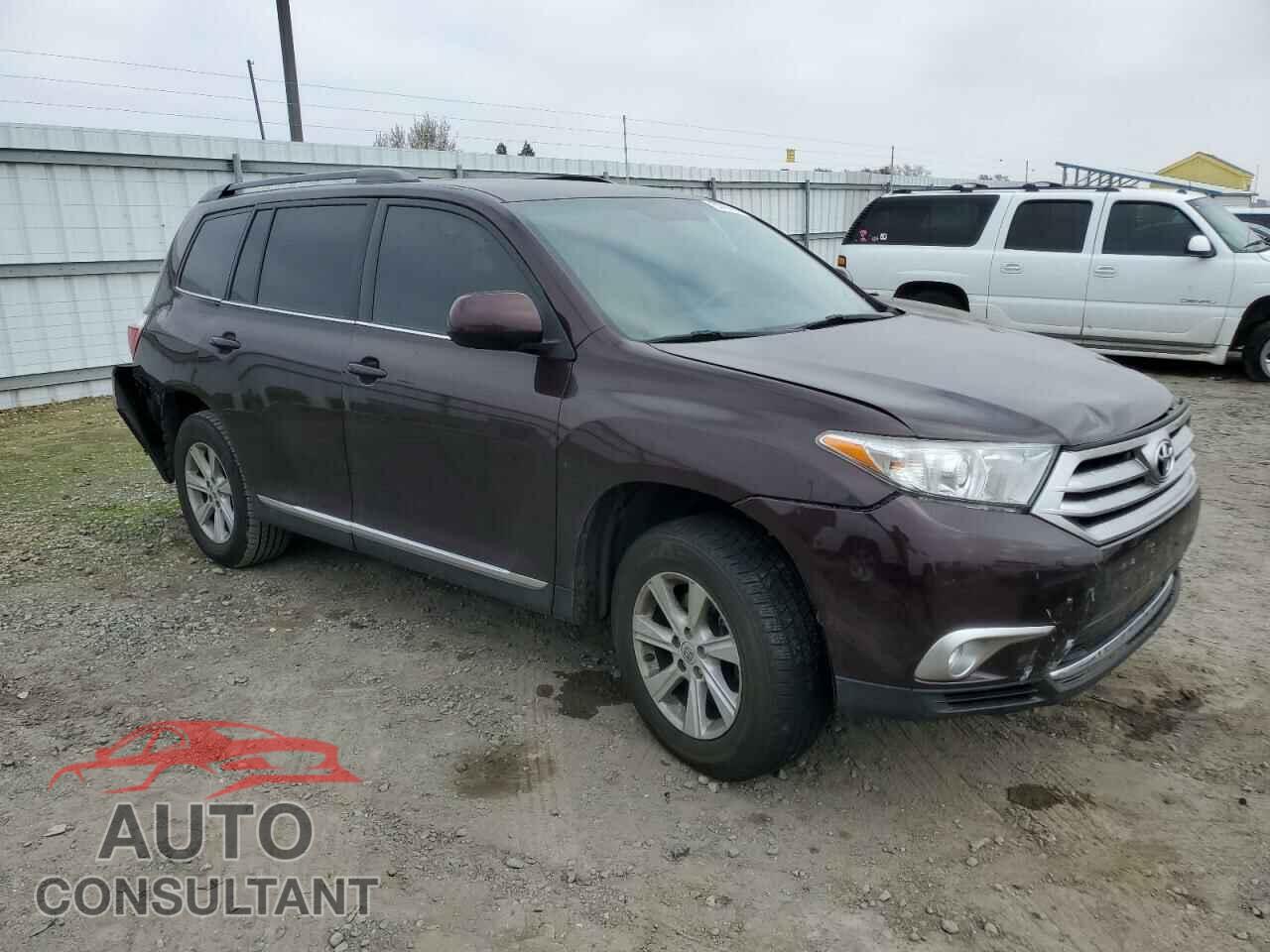 TOYOTA HIGHLANDER 2013 - 5TDBK3EH1DS218132