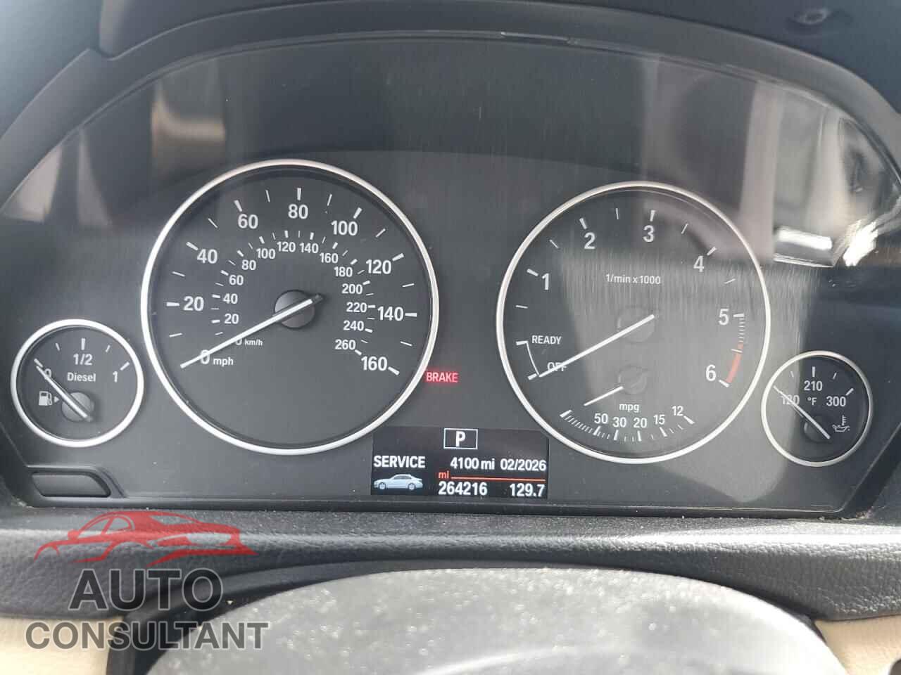 BMW 3 SERIES 2014 - WBA3D3C59EF099056