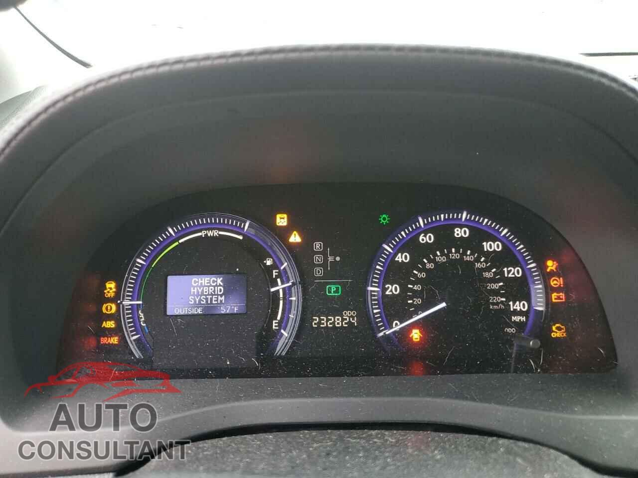 LEXUS HS 2010 - JTHBB1BA7A2013315