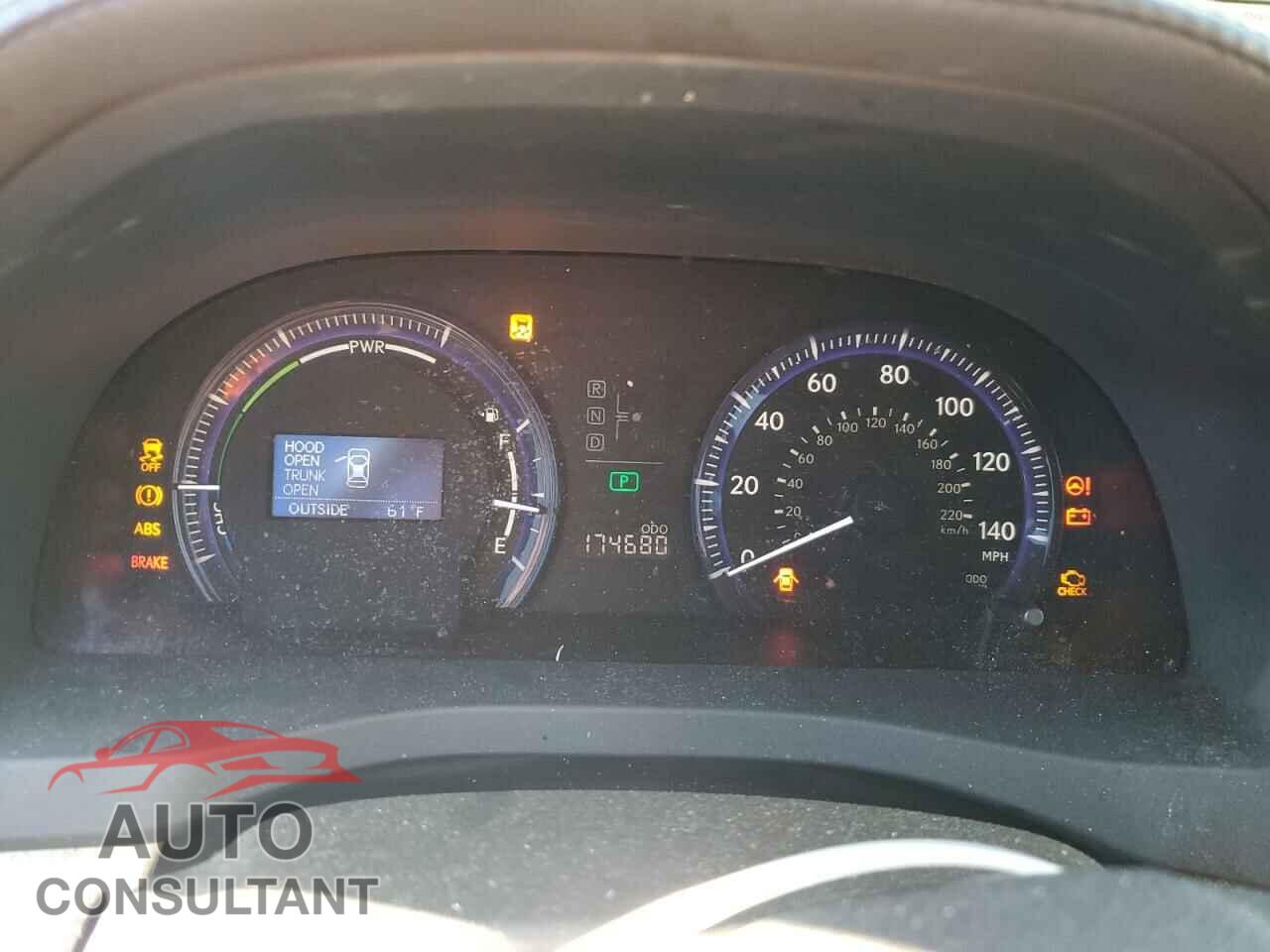 LEXUS HS 2010 - JTHBB1BA0A2007307