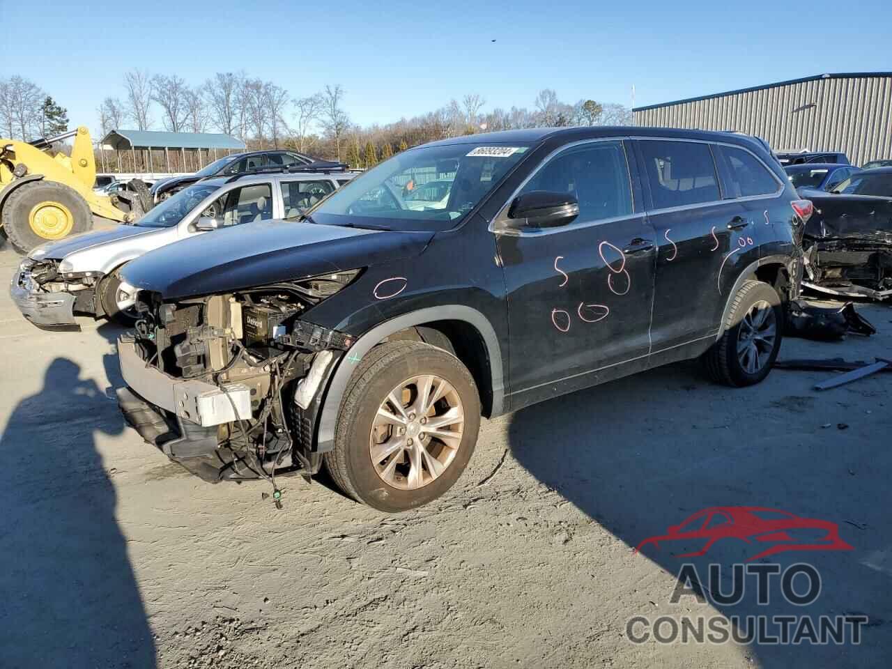 TOYOTA HIGHLANDER 2015 - 5TDZKRFH7FS098744