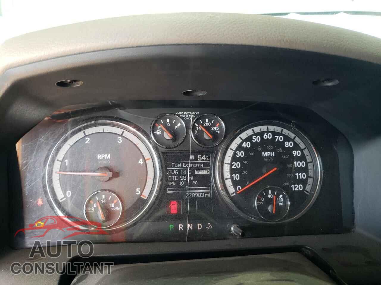 DODGE RAM 2500 2012 - 3C6UD5HL4CG282250