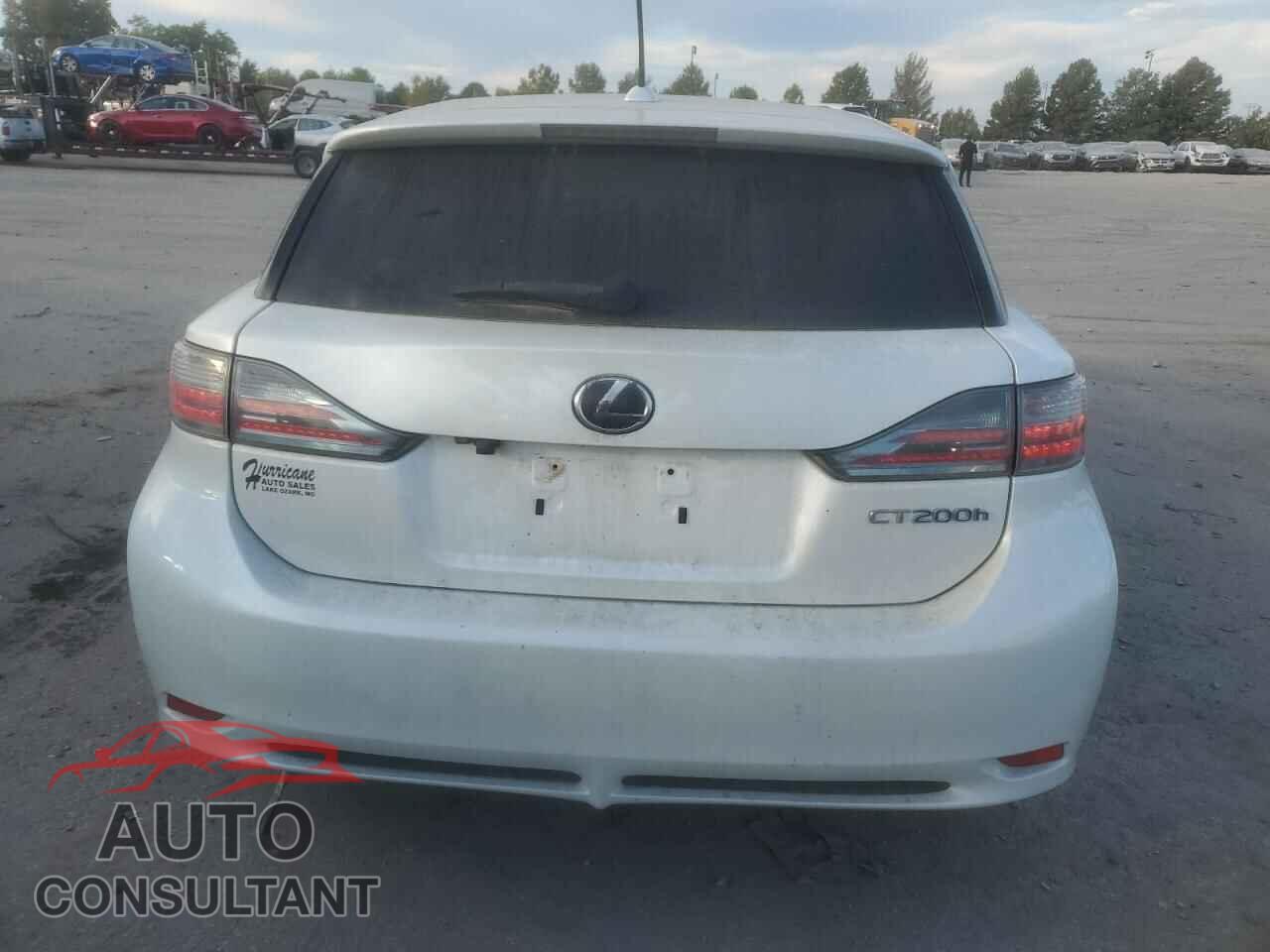 LEXUS CT 200 2012 - JTHKD5BH8C2061116