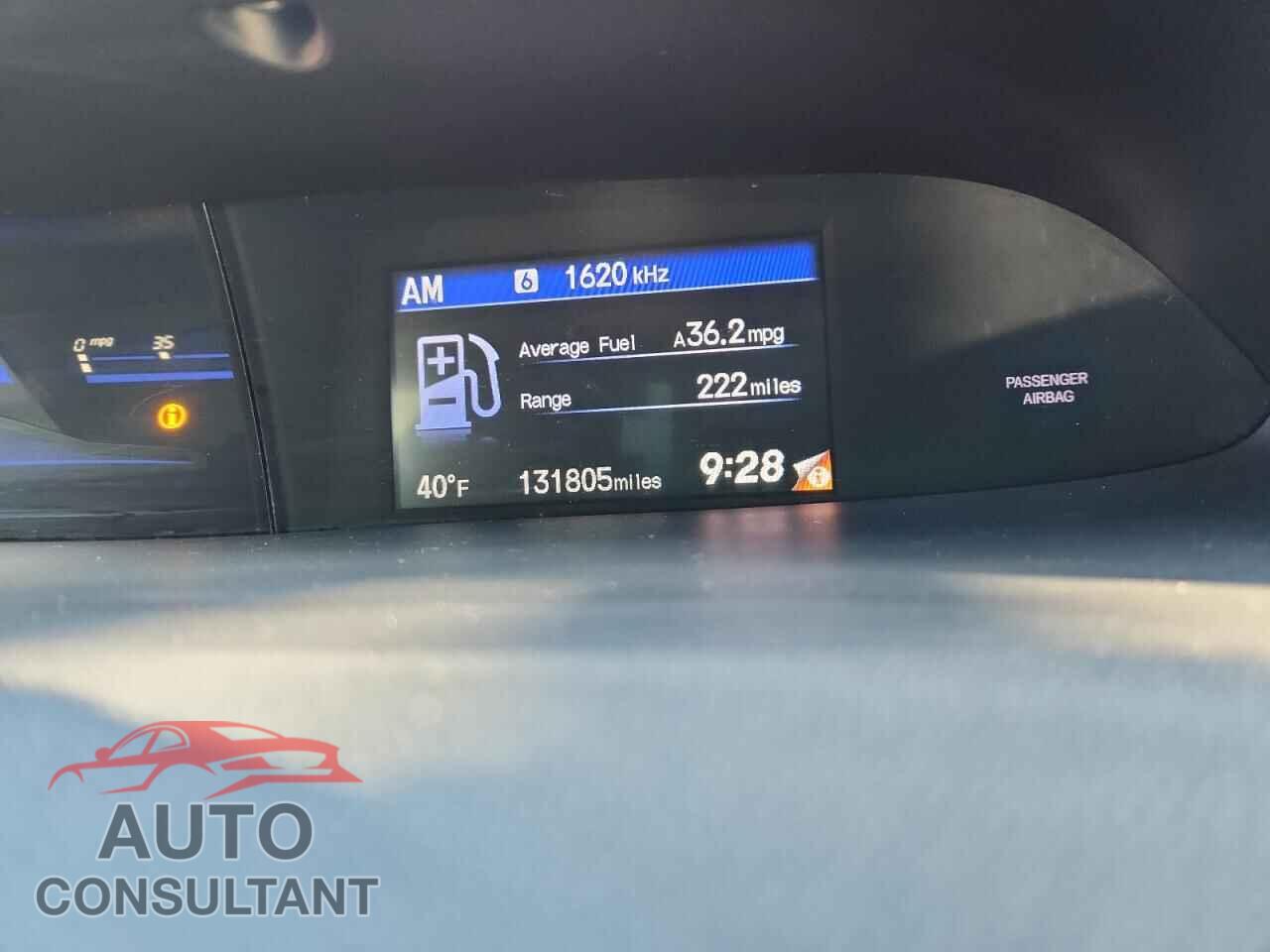 HONDA CIVIC 2013 - 2HGFB2F51DH540477