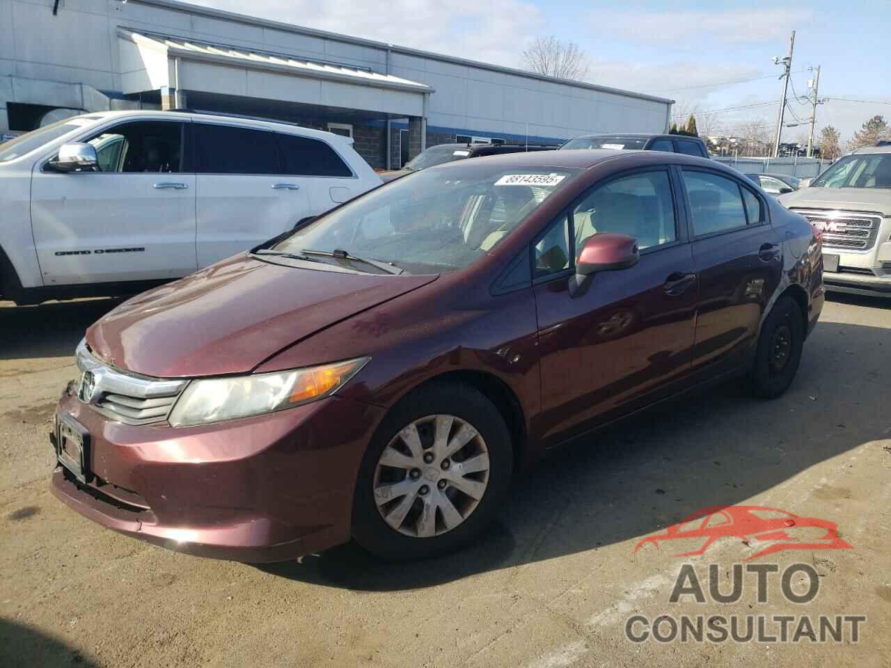 HONDA CIVIC 2012 - 19XFB2F5XCE036552