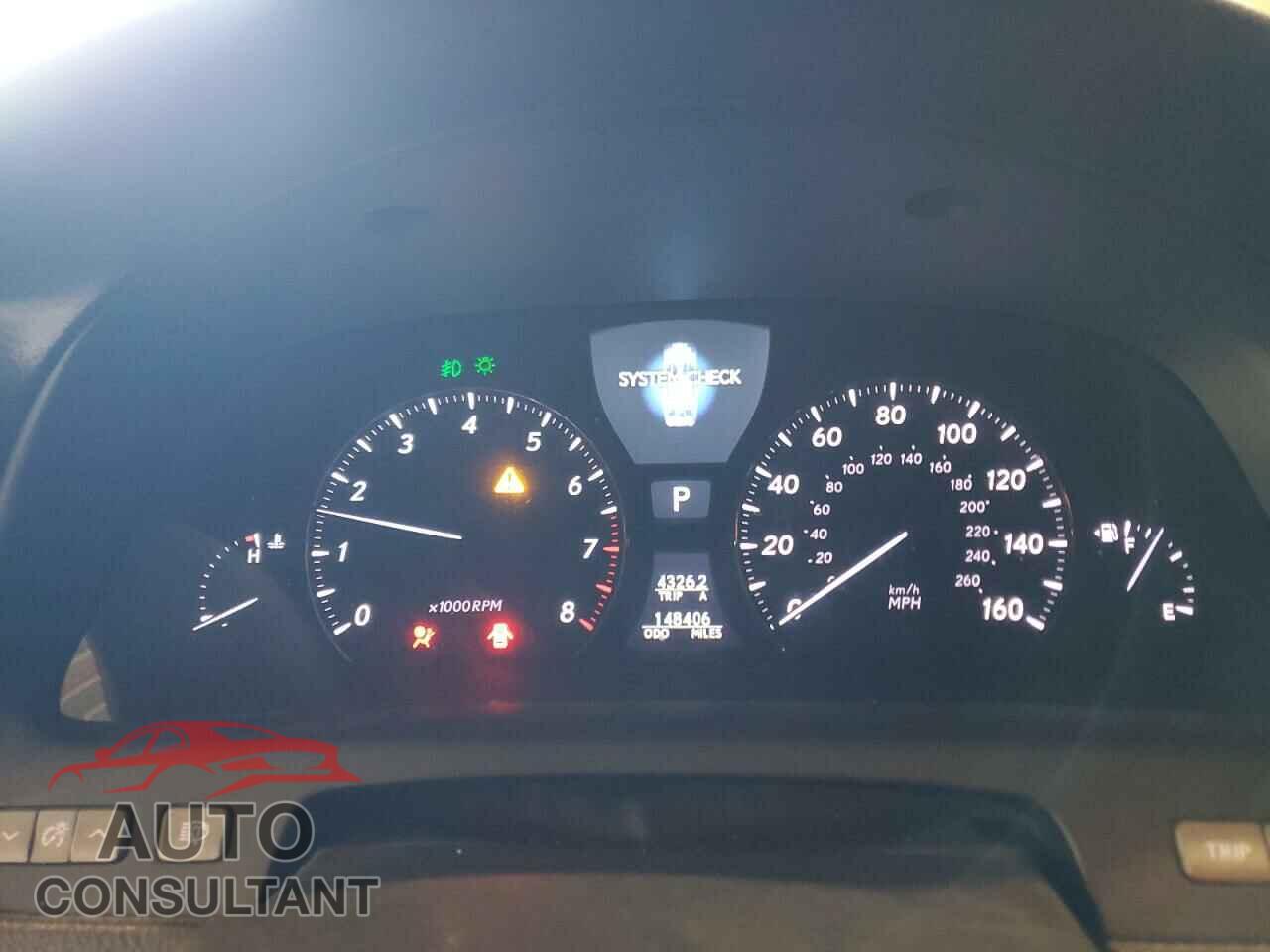 LEXUS LS460 2009 - JTHBL46F395086082