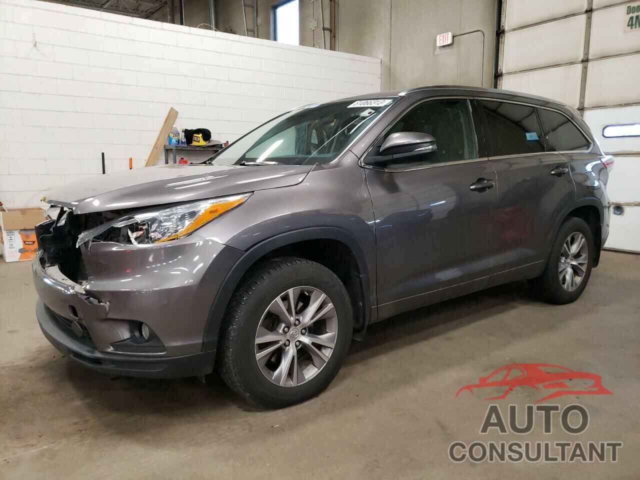 TOYOTA HIGHLANDER 2015 - 5TDJKRFH0FS086206