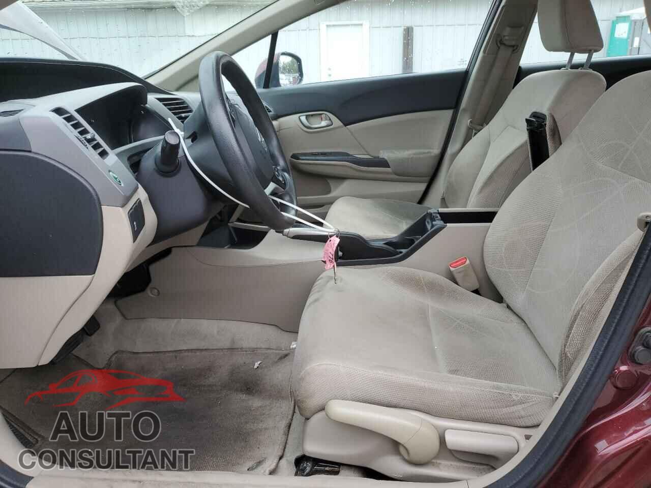HONDA CIVIC 2012 - 19XFB2F52CE095594