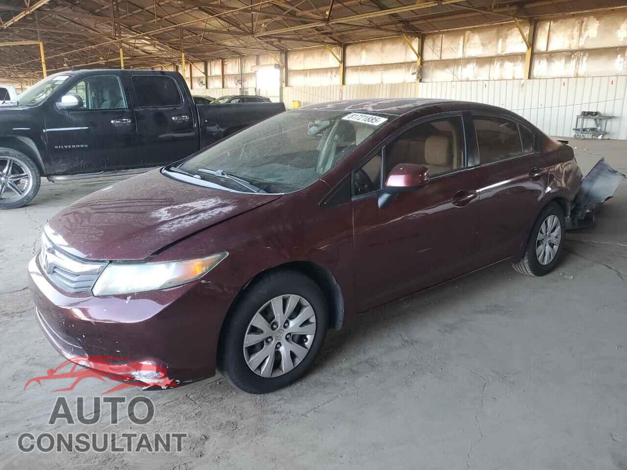 HONDA CIVIC 2012 - 2HGFB2F57CH586703