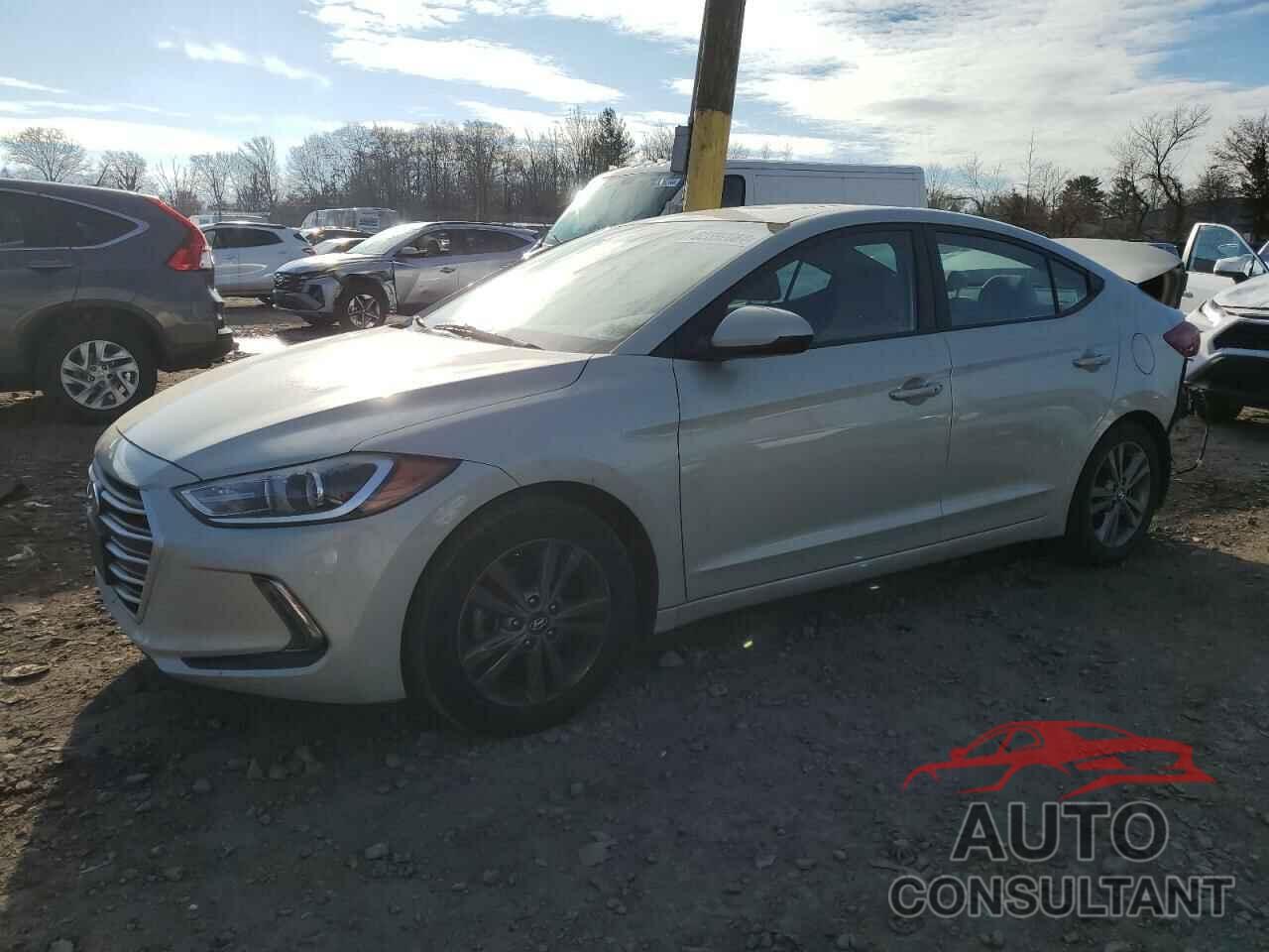 HYUNDAI ELANTRA 2017 - KMHD84LF4HU244056