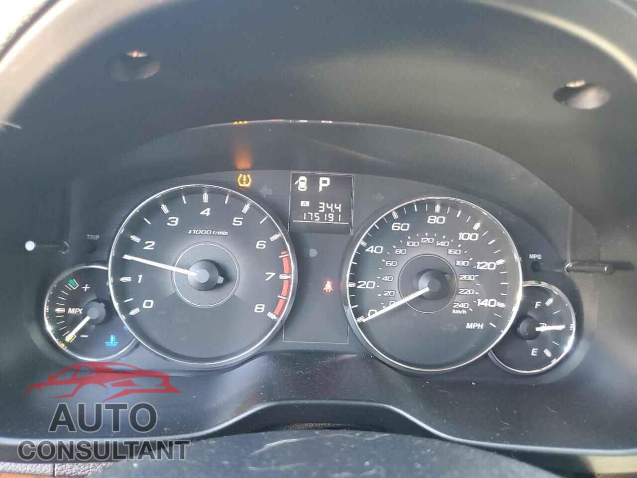SUBARU OUTBACK 2012 - 4S4BRBJCXC3290829