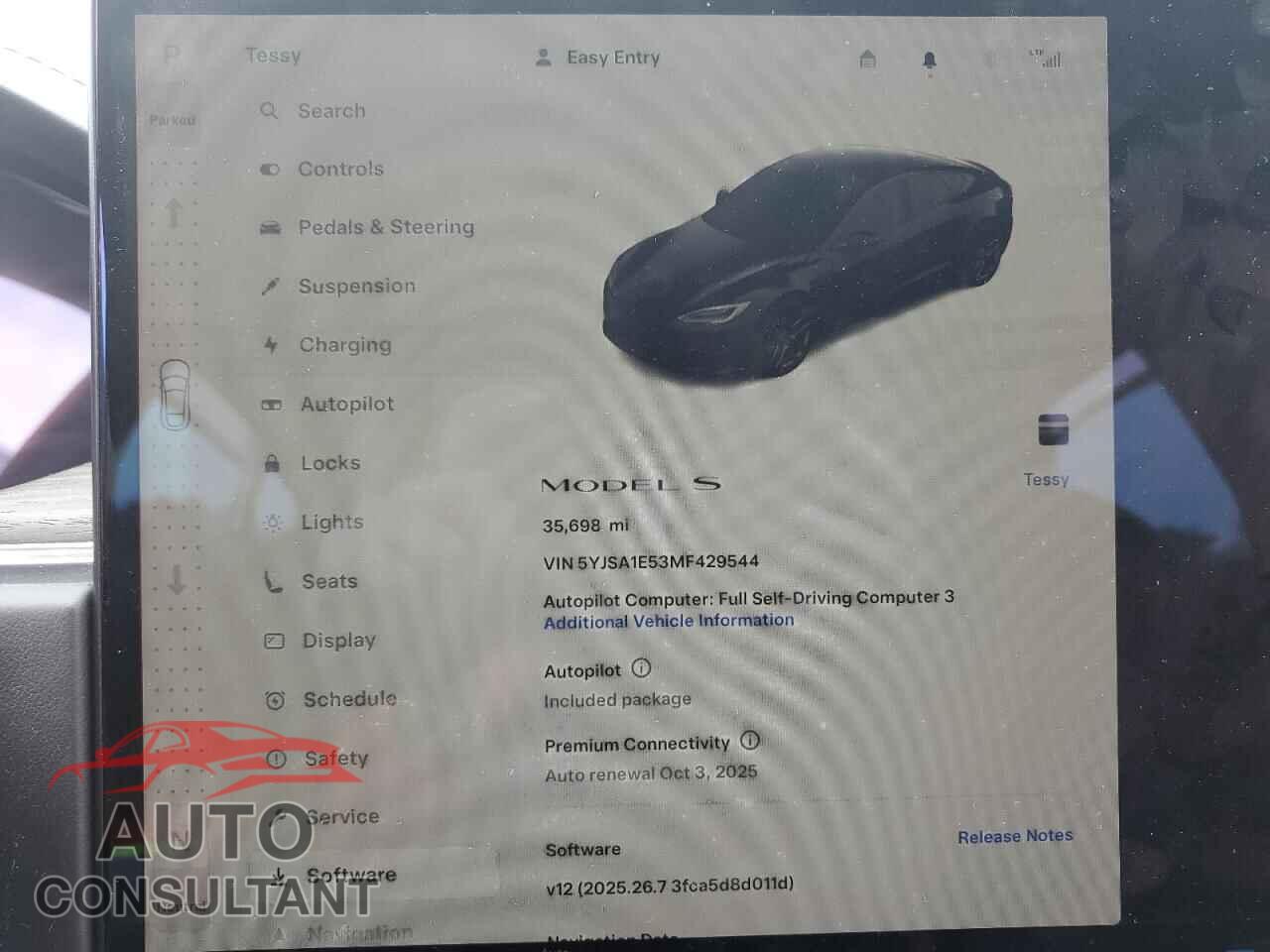 TESLA MODEL S 2021 - 5YJSA1E53MF429544