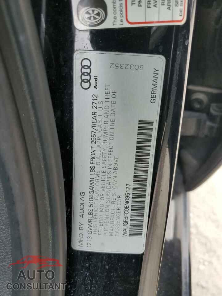 AUDI A6 2014 - WAUGFBFC0EN095127