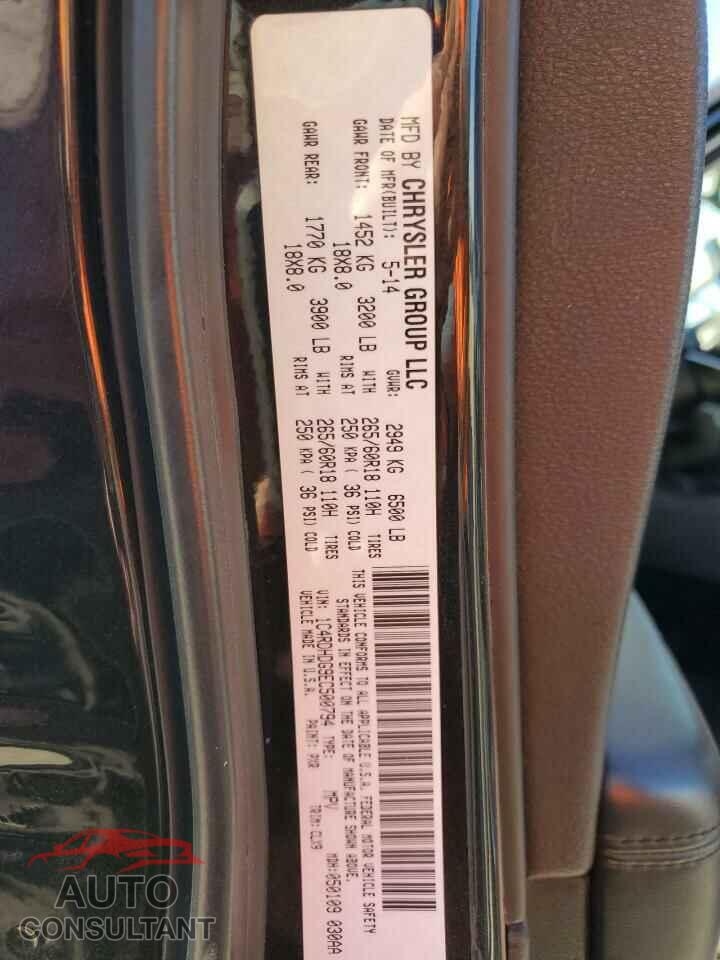 DODGE DURANGO 2014 - 1C4RDHDG9EC500794