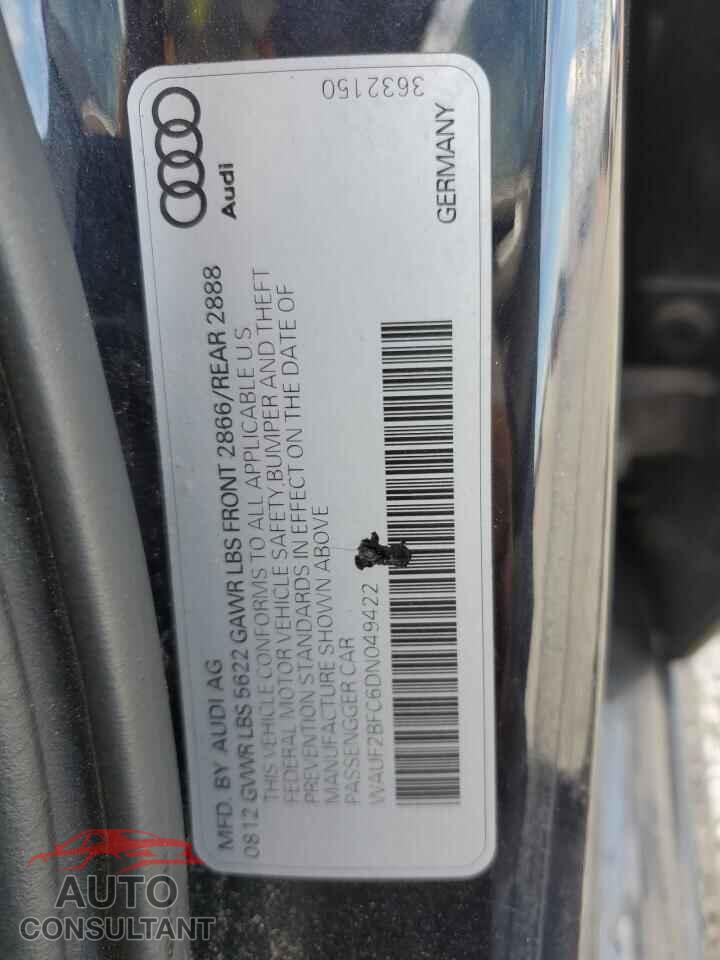 AUDI S6/RS6 2013 - WAUF2BFC6DN049422