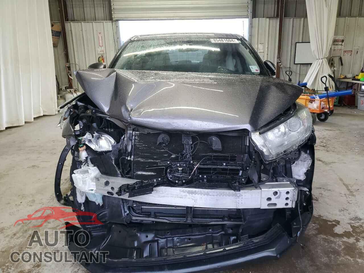 TOYOTA HIGHLANDER 2017 - 5TDZZRFH6HS232447