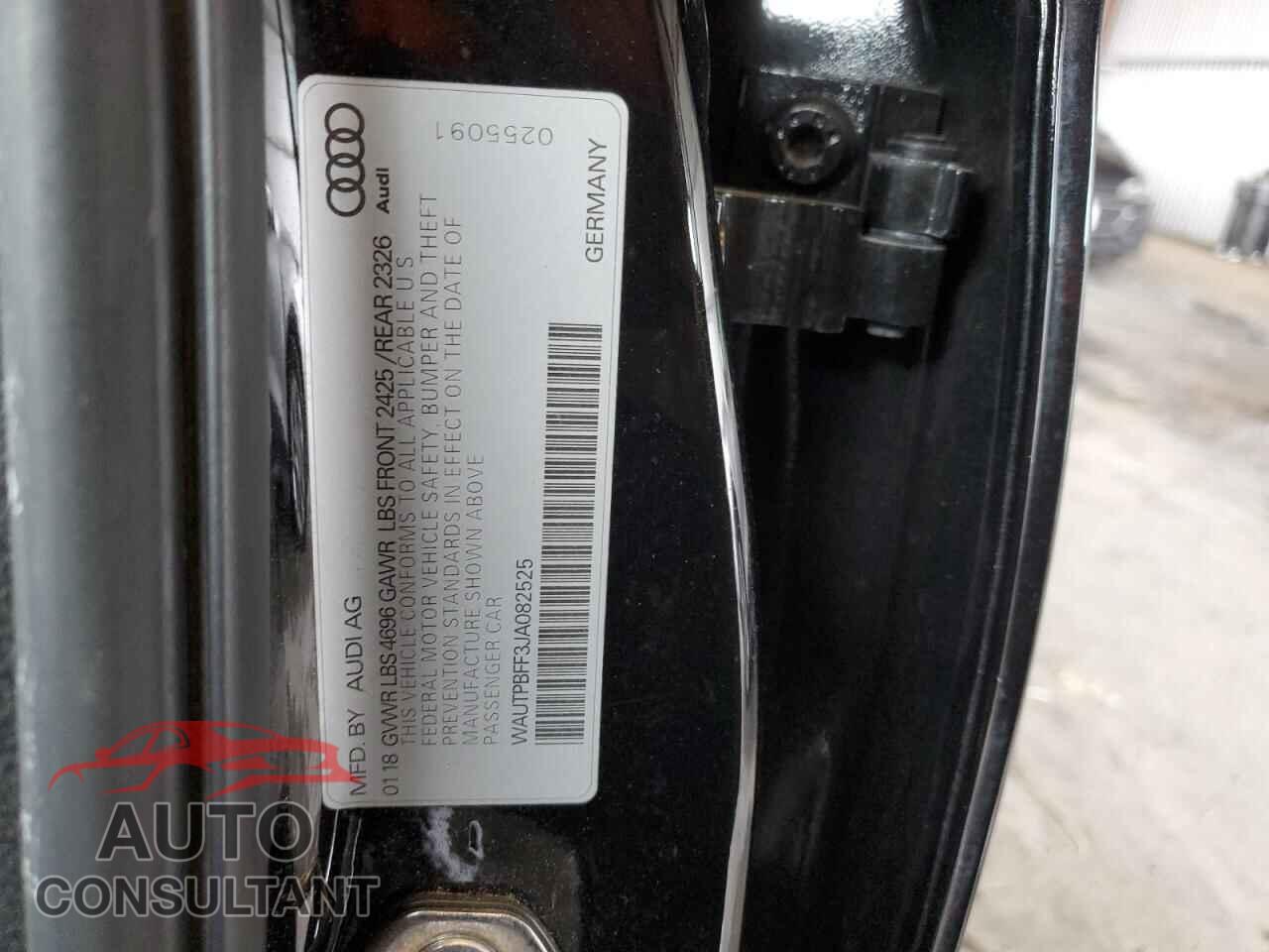 AUDI A3 2018 - WAUTPBFF3JA082525