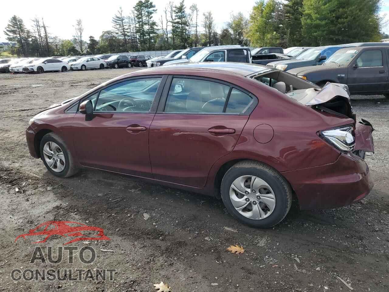 HONDA CIVIC 2013 - 19XFB2F59DE287452