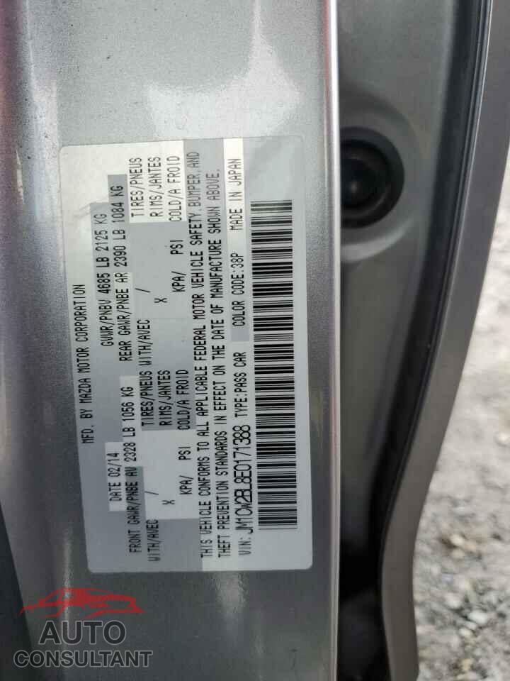 MAZDA 5 2014 - JM1CW2BL8E0171388