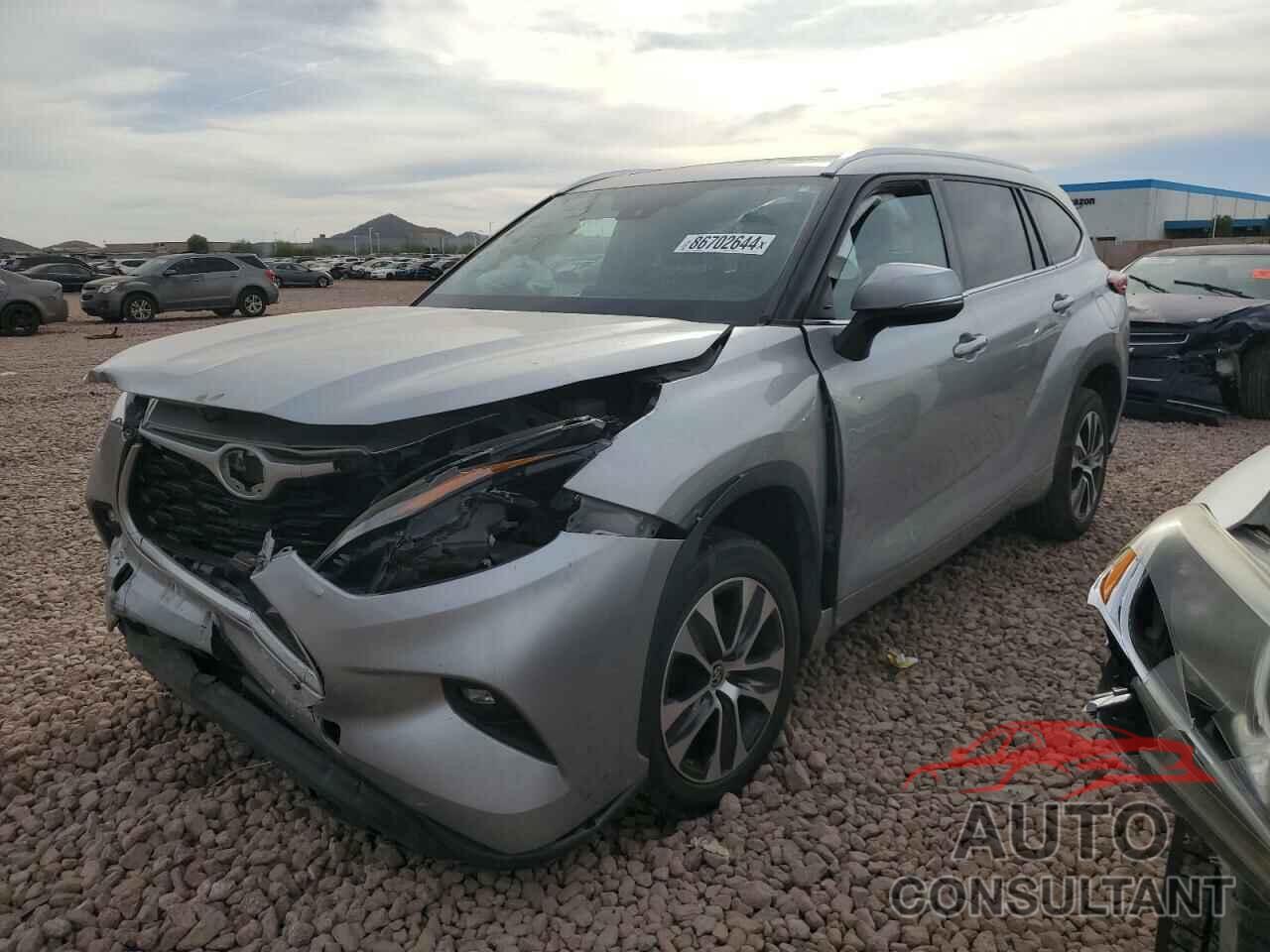 TOYOTA HIGHLANDER 2021 - 5TDGZRAH7MS516291