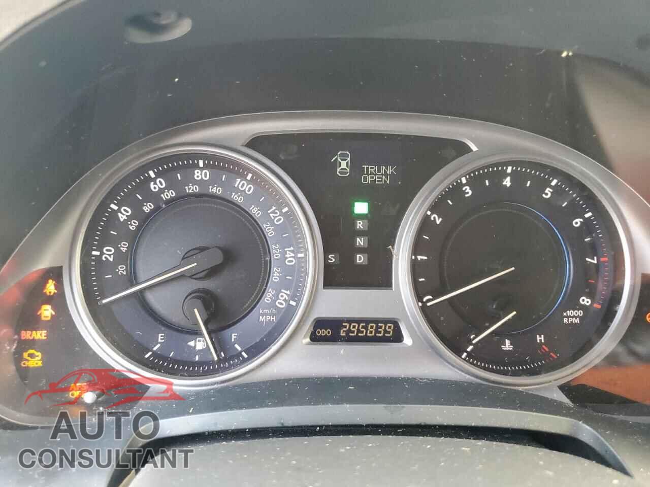 LEXUS IS 2010 - JTHBF5C24A2098360