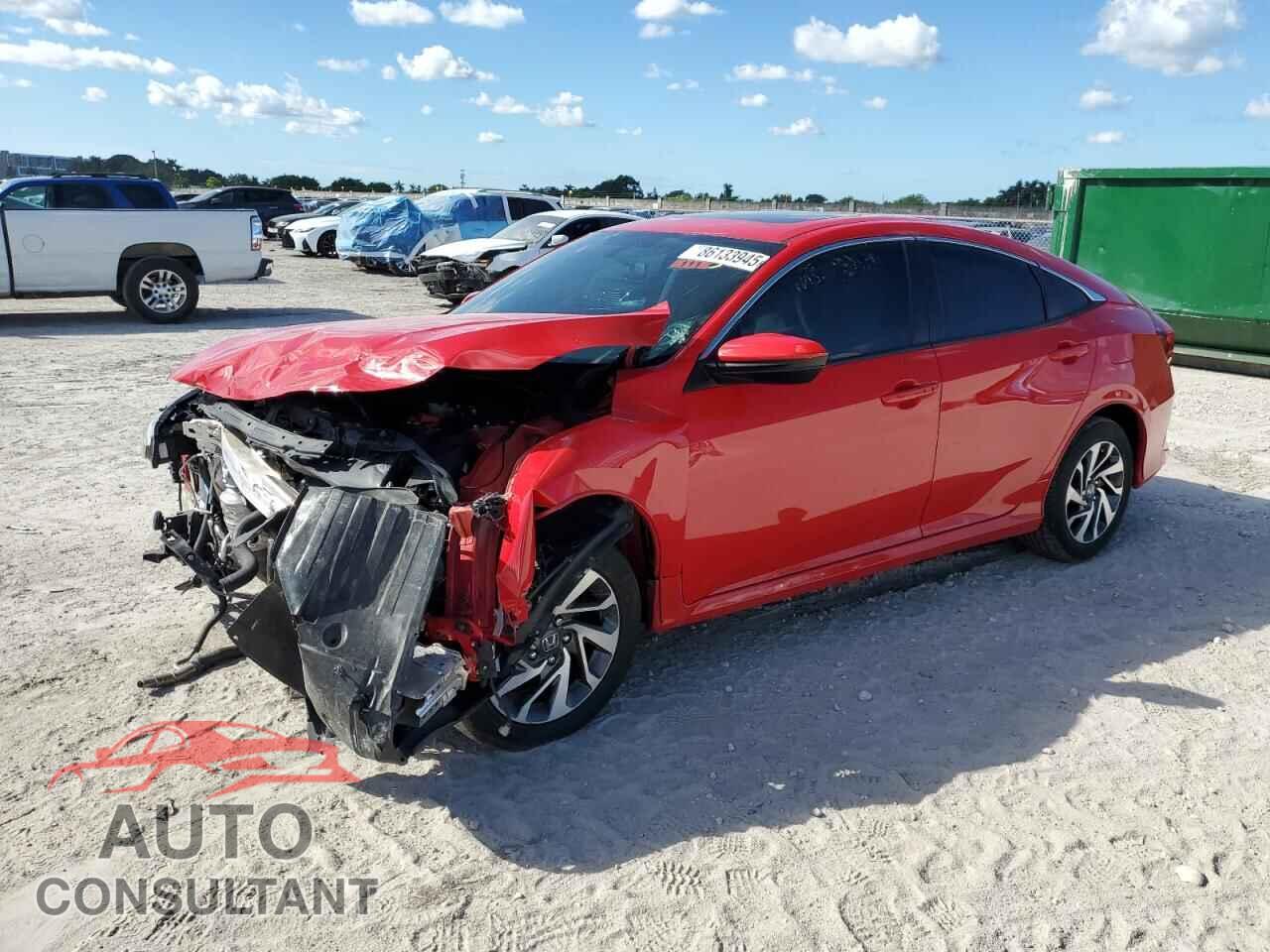 HONDA CIVIC 2018 - 2HGFC2F77JH572537