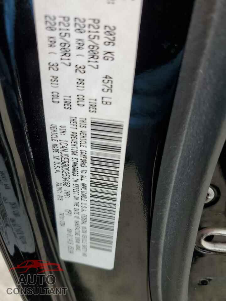 JEEP COMPASS 2013 - 1C4NJDEB8DD253408