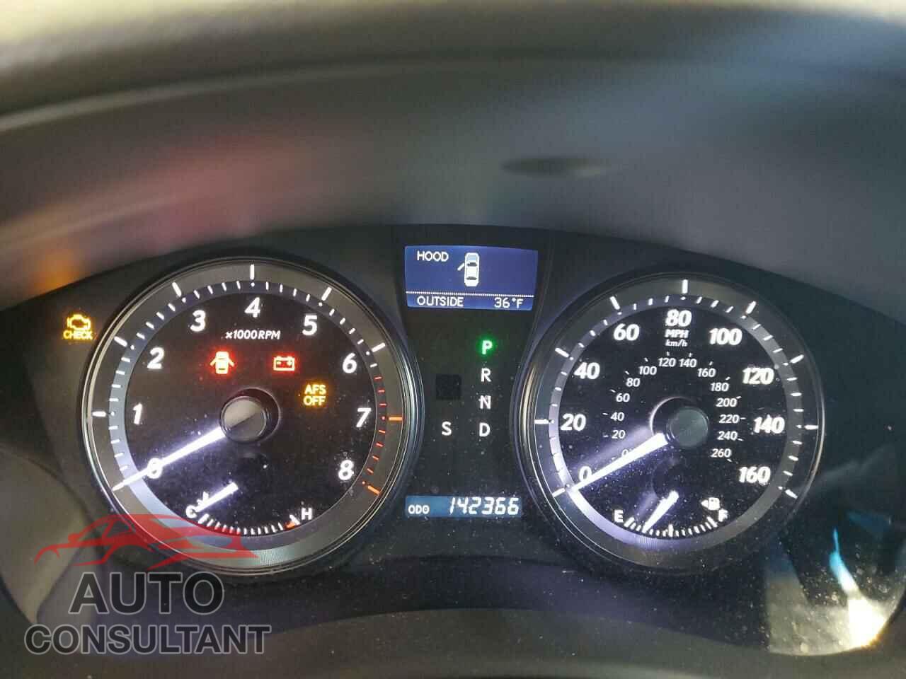 LEXUS ES350 2012 - JTHBK1EG9C2472932