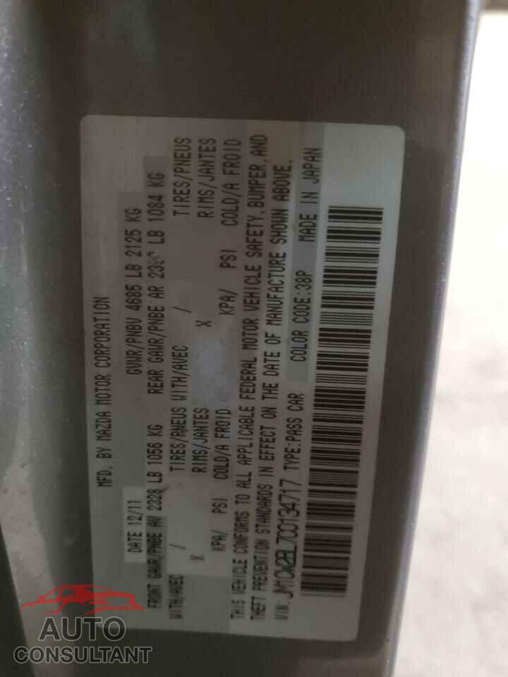 MAZDA 5 2012 - JM1CW2BL7C0134717