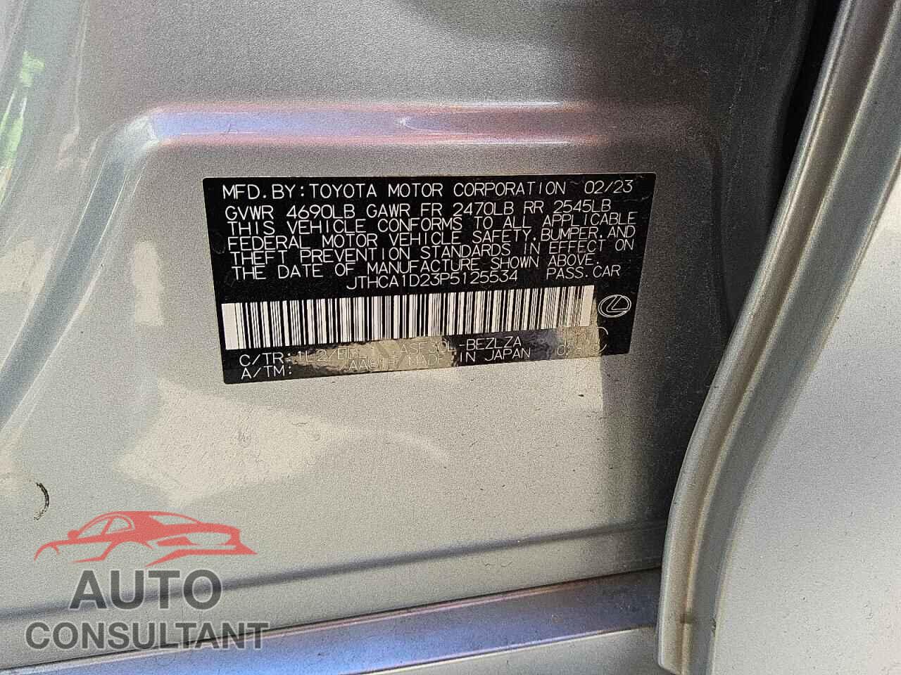 LEXUS IS 2023 - JTHCA1D23P5125534