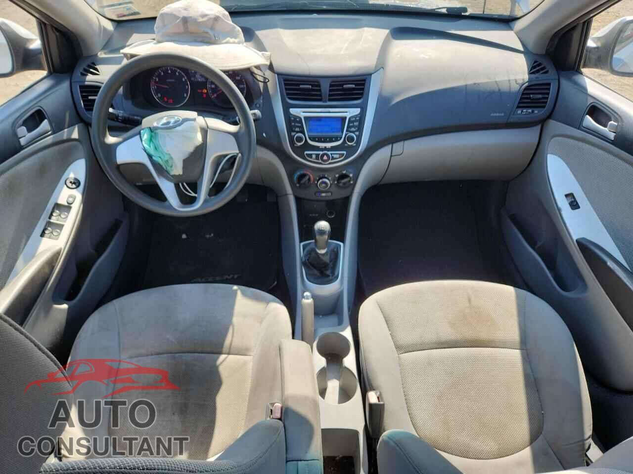 HYUNDAI ACCENT 2012 - KMHCT4AE9CU042861