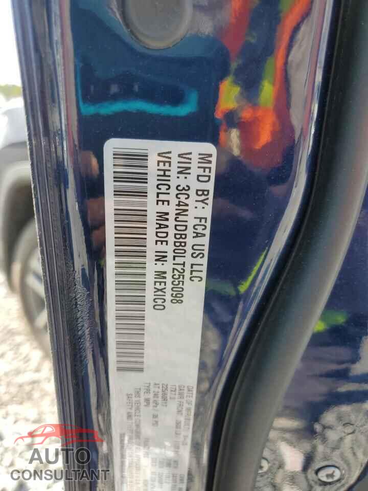 JEEP COMPASS 2020 - 3C4NJDBB0LT255098