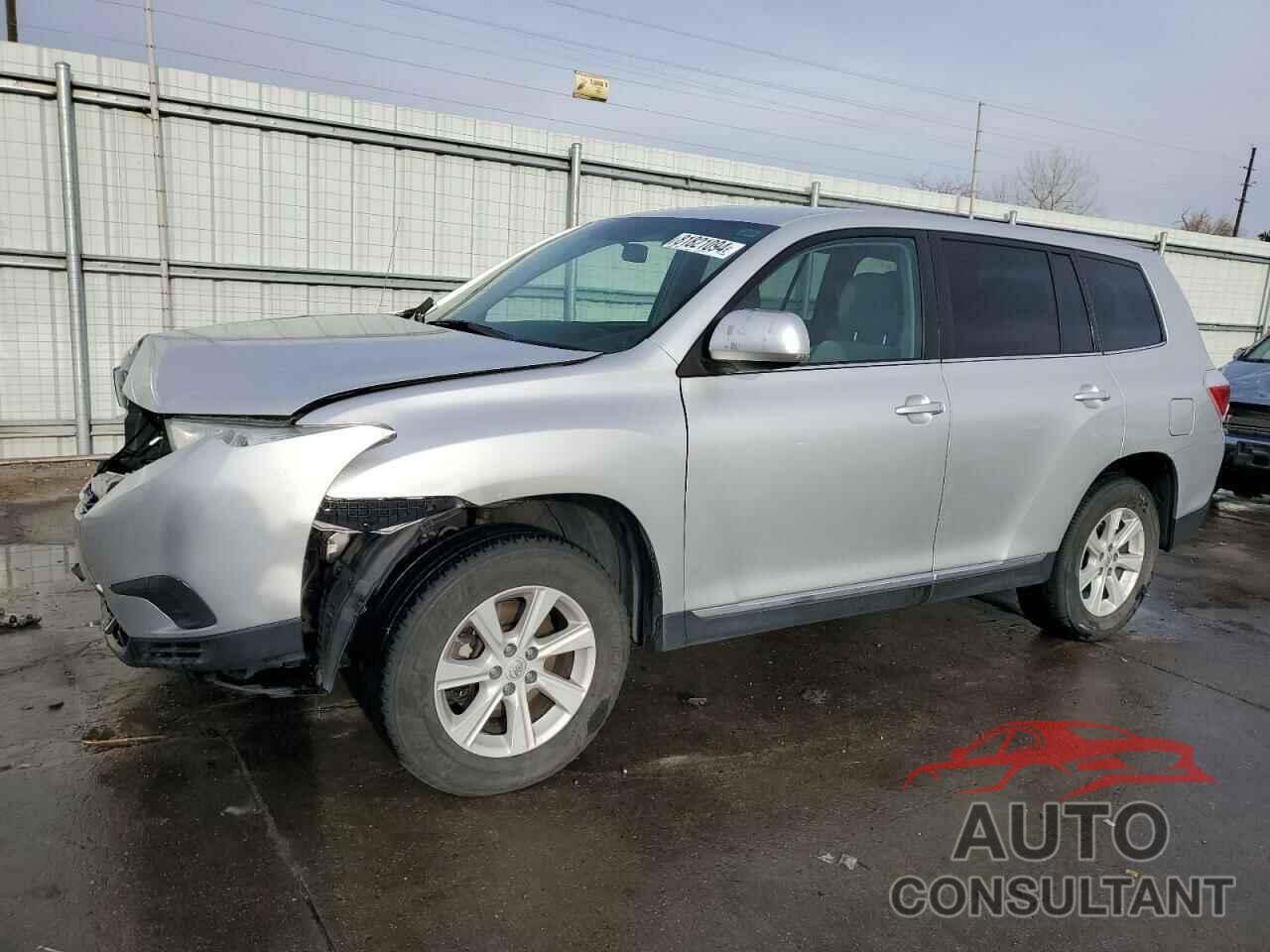 TOYOTA HIGHLANDER 2012 - 5TDBK3EH5CS161898