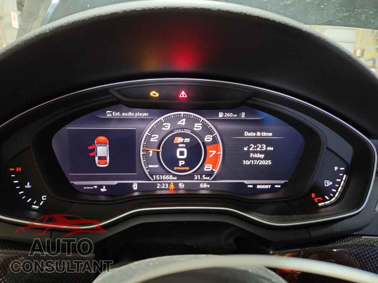 AUDI S5/RS5 2018 - WAUC4CF50JA034390