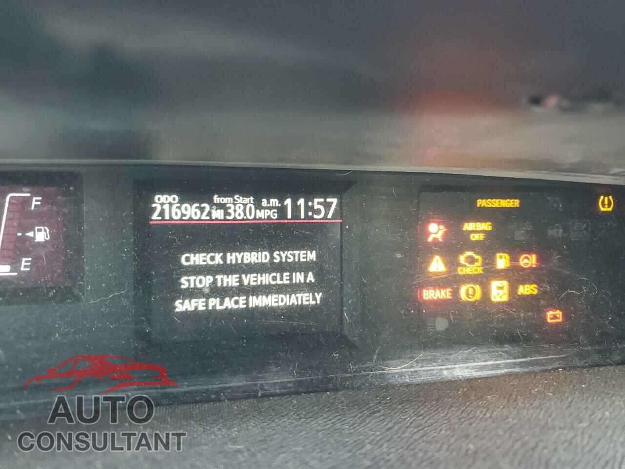 TOYOTA PRIUS 2015 - JTDKDTB31F1106806