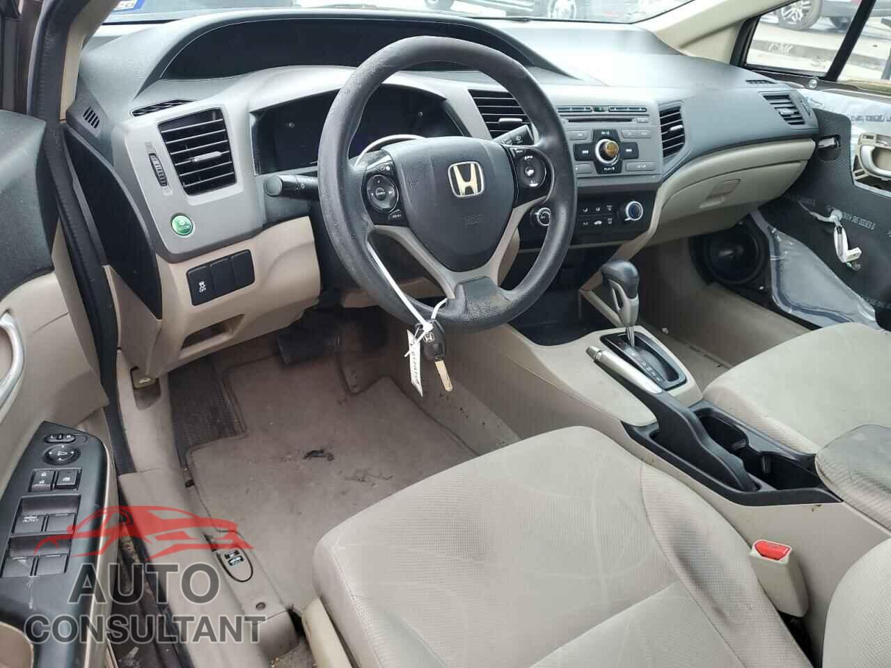 HONDA CIVIC 2012 - 2HGFB2F52CH570067